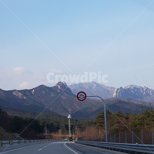 설악산,울산바위,도로,풍경,강원도