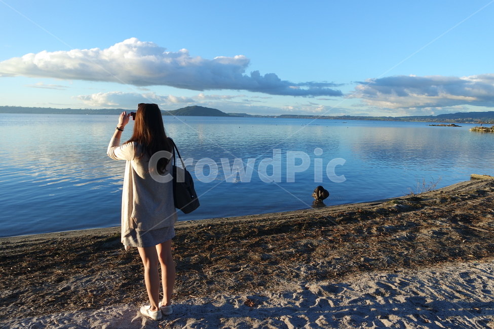 뉴질랜드,여행,풍경,자연,newzealand,travel,북섬,로토루아,호수,사람,인물,인간,human,person,여성,여자,woman,female,lady,여행,휴가,traveling,vacation,trip