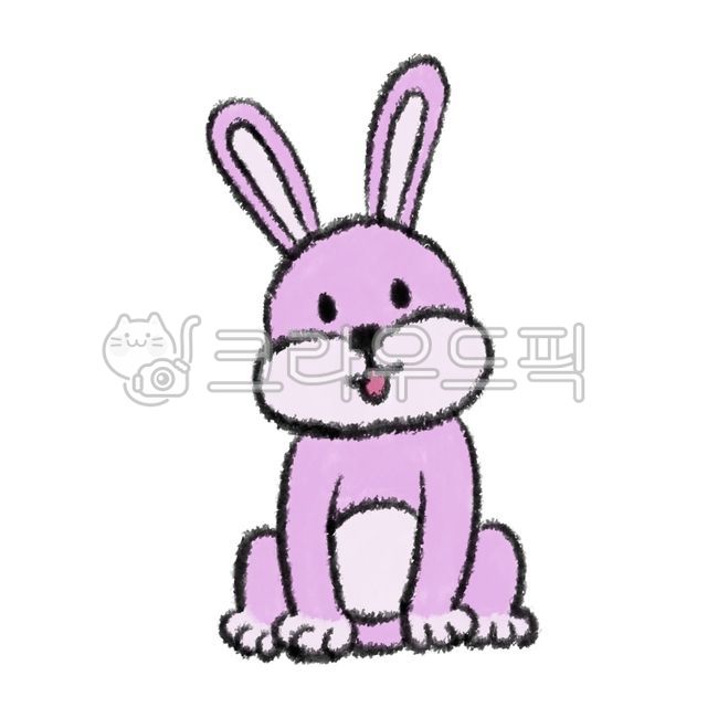 토끼,분홍토끼,토끼그림,토끼일러스트,동물,동물그림,동물일러스트