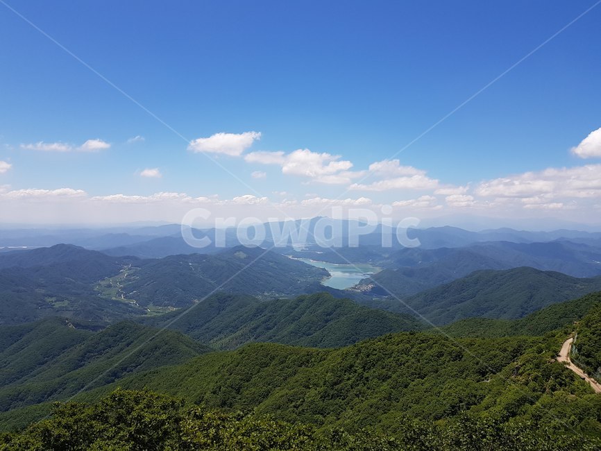 산,산정상,풍경,구름,깨끗한하늘,합천,경상남도,오도산,자연,풍경,nature,landscape,mountain range,산맥,outdoors,옥외,mountain