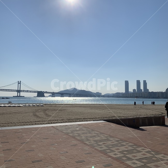 광안대교,광안리바다,광안리바다뷰,광안대교와태양,바다풍경