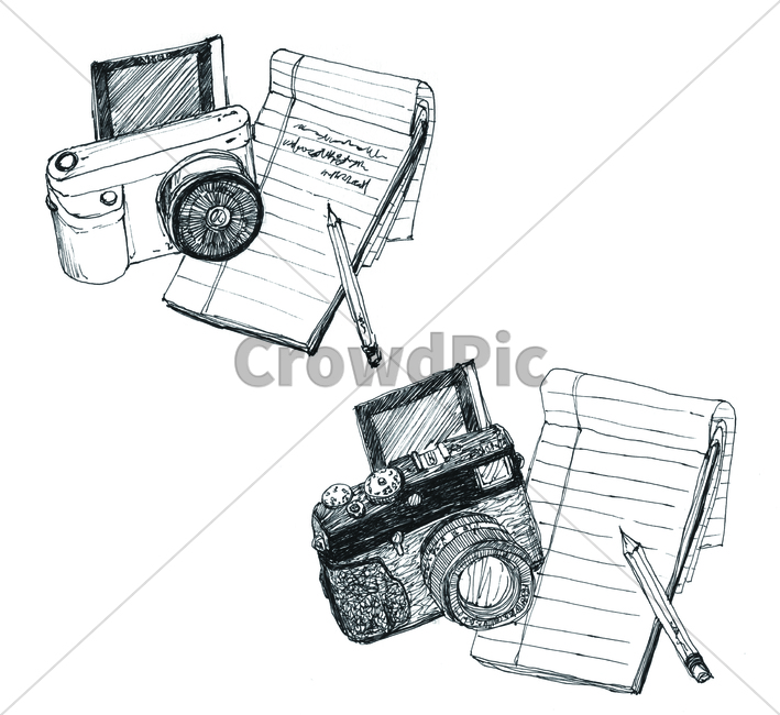 손그림,handdrawing,팬그림,팬라인,pen,penline,penpicture,pendrawing,카메라,camera,노트,note편지,letter,epistle,편지지,letterpaper,writingpaper,stationerypaper