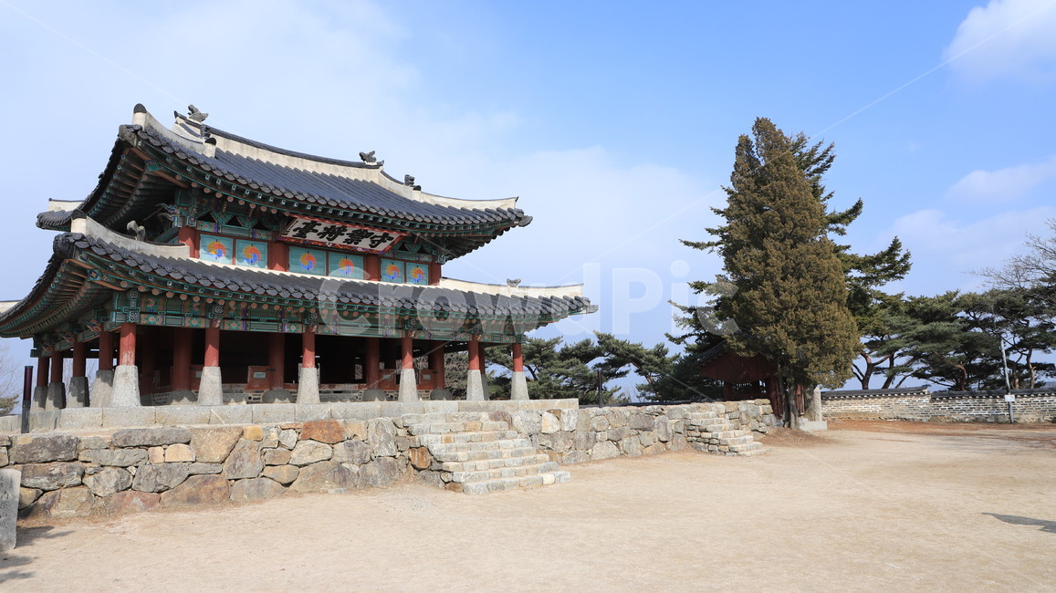 남한산성,수어장대,건물,건축물,산,배경