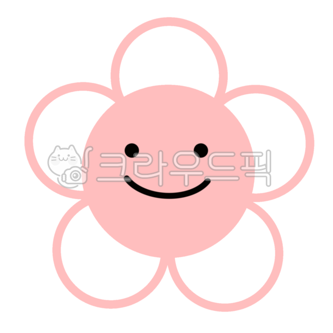 꽃,컬러꽃,색깔꽃,flower,단순한꽃,꽃일러,꽃일러스트,꽃그림,꽃모양,꽃도형,스마일,스마일꽃,미소꽃