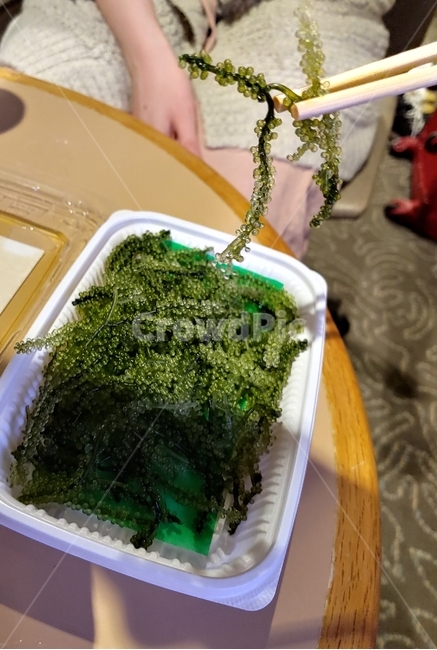 한젓가락,우미부도,바나포도,해초,오키나와