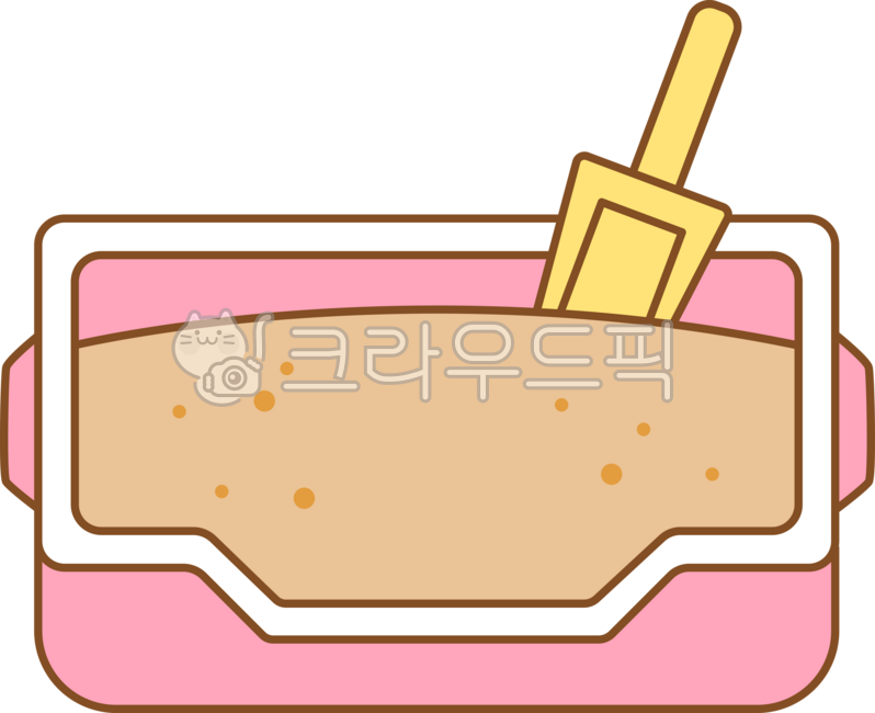 사물,애완동물,반려동물,반려묘,외곽선,귀여운,용품,반려동물용품,키우다,돌보기,고양이화장실,고양이모래,화장실,고양이