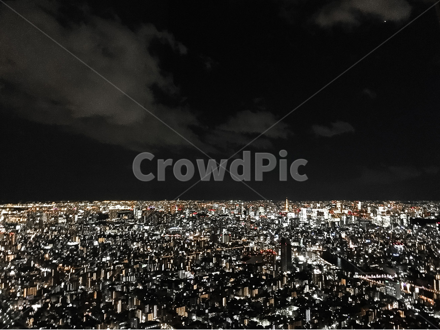 야경,경치,전망,하늘,불빛,도쿄,후쿠오카타워,전망대,nightview,scenery,outlook,sky,light,tokyo,fukuokatower,observatory,야경,밤,풍경,nightscape,night,landscape,nature,자연,outdoors,옥외,aerial view,조감도