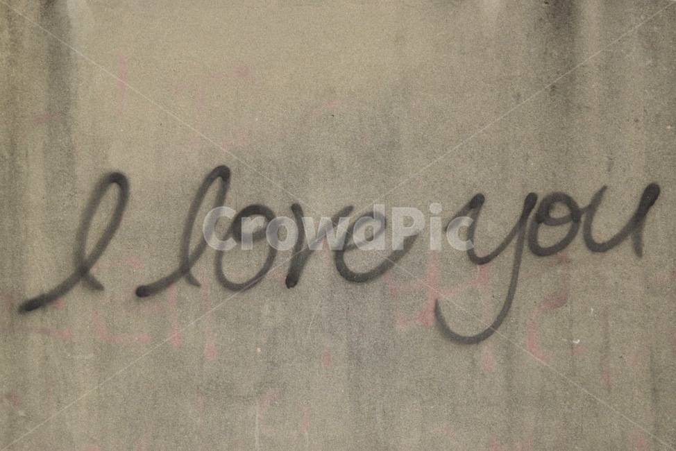 text,handwriting,담벼락,낙서,iloveyou