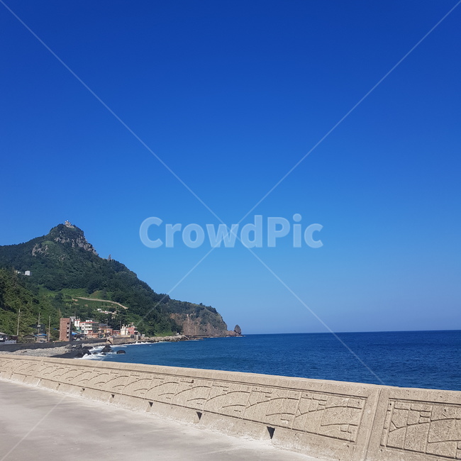 바다,하늘,산,해안가,울릉도,sea,sky,mountain,beach,ulleungdoisland