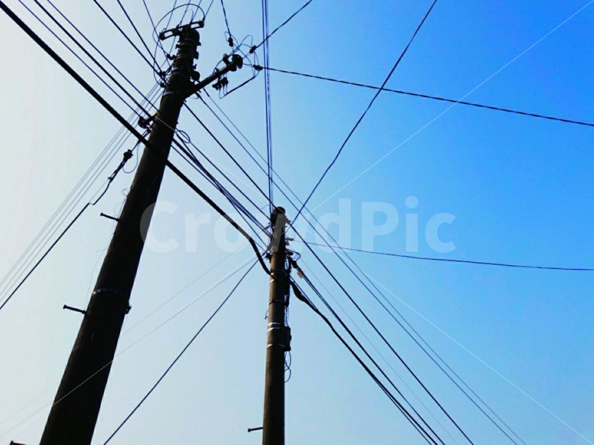 선,점선,하늘,그라데이션,일상,산업,industry,industrial,에너지산업,energy industry,utility pole,전신주