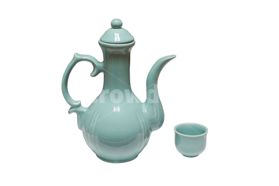 주전자,청자,도자기,도기류,pottery,술주전자,술잔,전통주,장식,인테리어,진열,청색,옥색,하늘색,쪽빛,전통