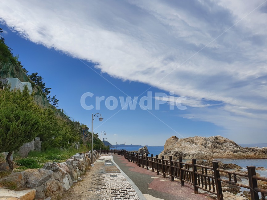산,하늘,바다,동해,절경,탁트인,풍경,멋진,파란하늘,푸른하늘