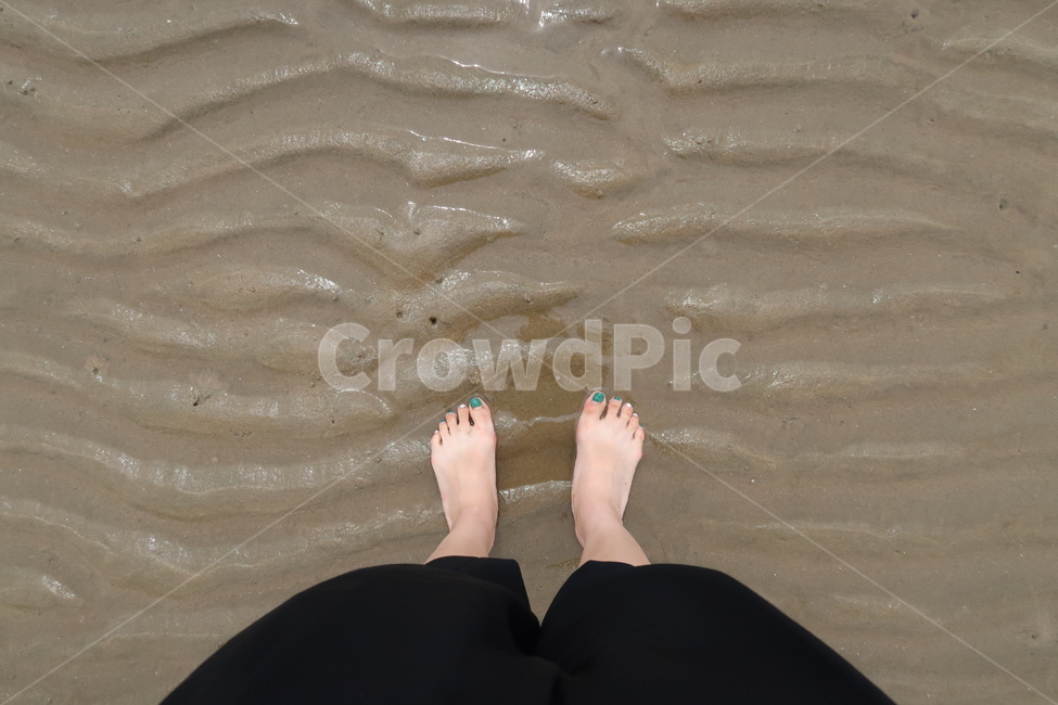 바다,인천,해변,갯벌,바닷가,국내여행,여행,해변,바다,beach,sea,사람,인물,인간,human,person,신체일부,몸,body