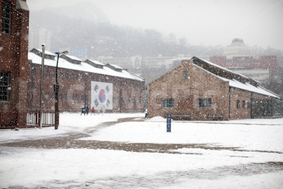 서대문형무소,눈,태극기,풍경,풍경사진,snow,landscape,겨울,winter,겨울,계절,winter,season