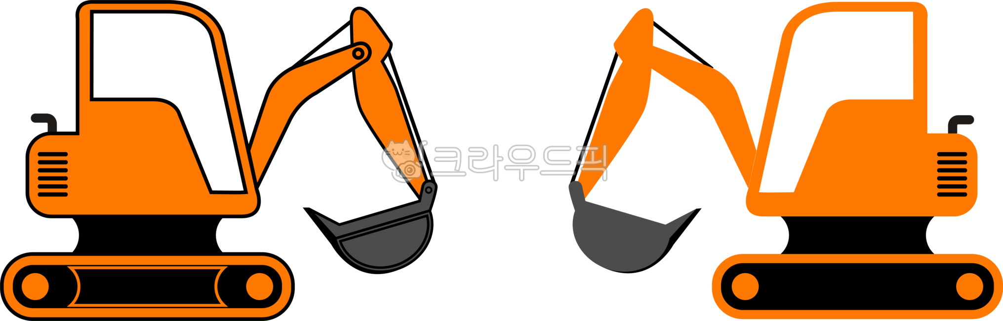 기계,포크레인,포크레인일러스트,forklift,건설기계,constructionmachinery