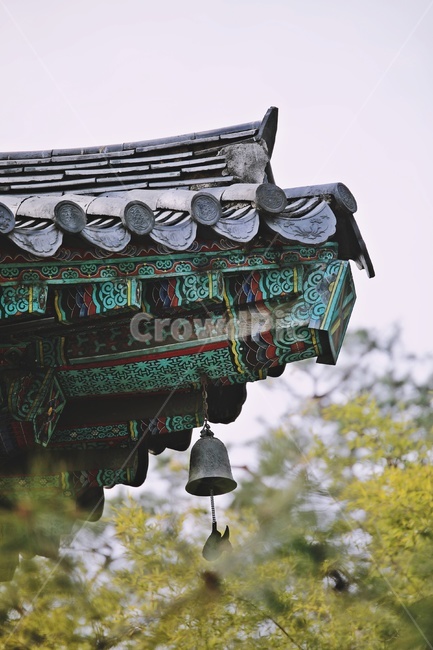 처마,풍경,windbell,한옥,기와지붕,tree