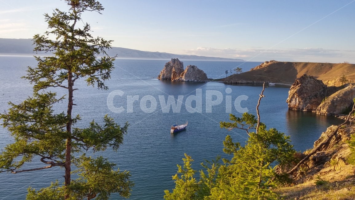러시아,이르쿠츠크,바이칼호수,호수,나무,섬,rusia,irkutsk,lakebaikal,lake,tree,island