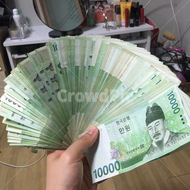 인간,사람,돈,돈다발,선물