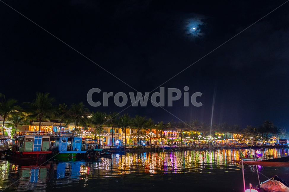 베트남,호이안,야경,밤,vietnam,hoian,nightview,night,moon,달
