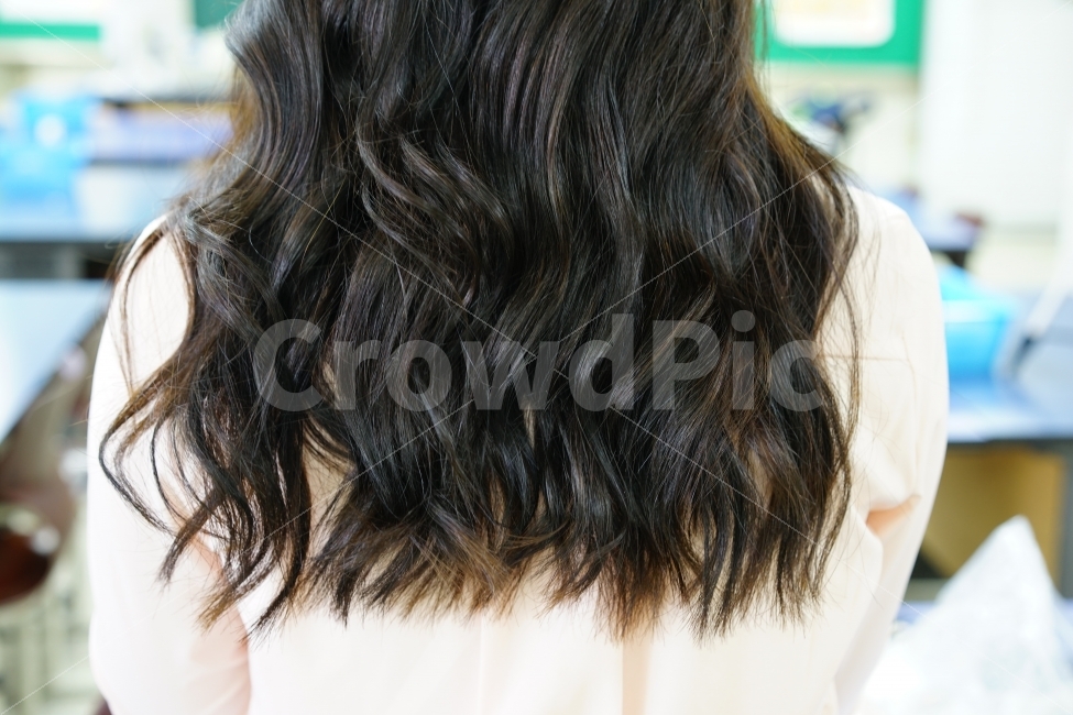 Character,taste,back,feeling,portrait,wave,hair,hair texture,thick wave,hair style,Back,style,female,mi