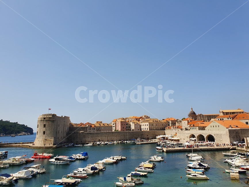 바닷가,항구,바다,배,두브로브니크,크로아티아,올드타운,유럽,유럽풍경,발칸,발칸반도,아드리아해,아드리아