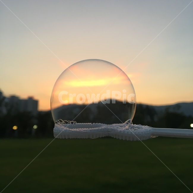 비눗방울,공원,저녁하늘,저녁노을,노을,저녁,해질녘,풀밭,공원풍경,bubble,park,sky,감성사진,감성