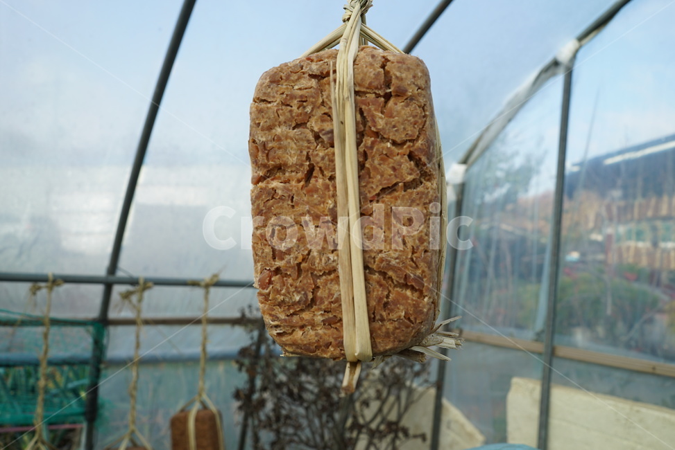 메주,하우스,볏짚,시골,시골풍경
