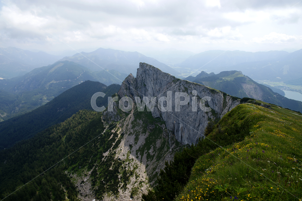 nature,outdoors,유럽,오스트리아,여름,하늘,숲,산,볼프강,장크트볼프강,장크트길겐,샤프베르트,schafberg,wolfgang,austria,europe,mountain,절벽,salzburg,자연,풍경,nature,landscape