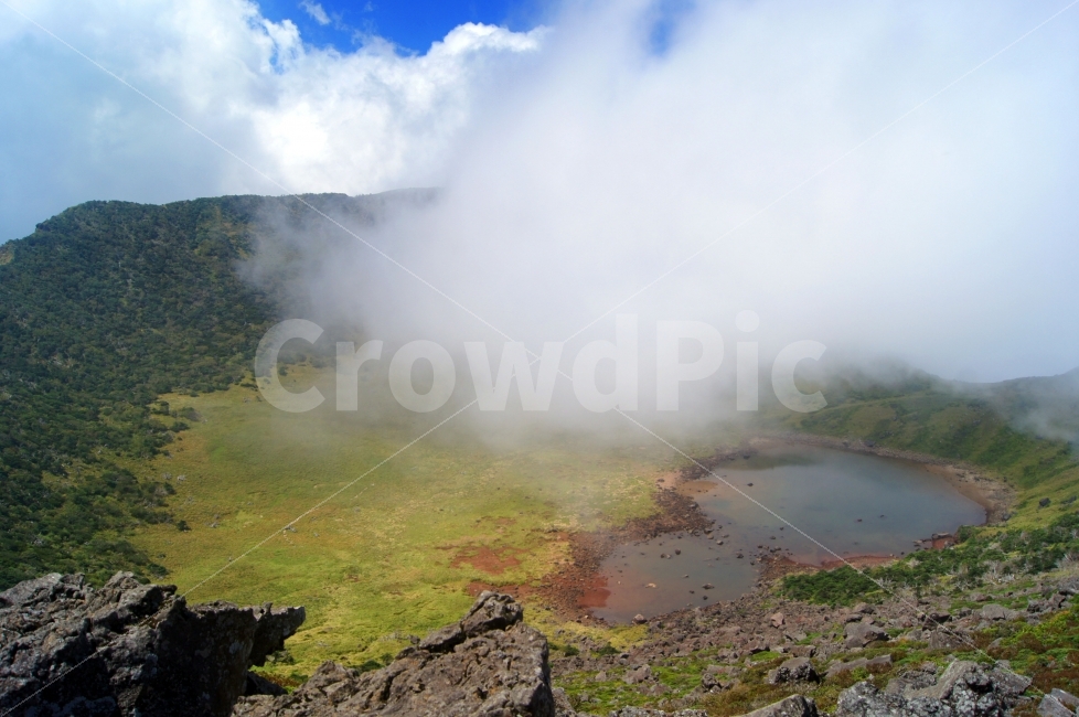 풍경,산,등산,제주도,한라산,천지,백록담,자연,풍경,nature,landscape,제주도,jeju,jeju island,outdoors,옥외,mountain,water,물