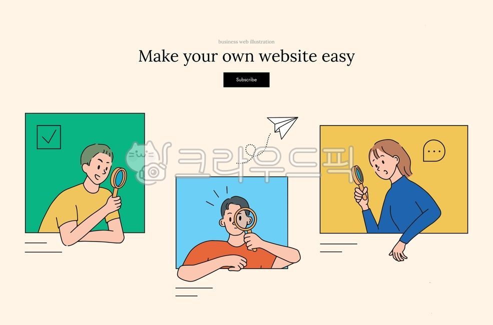 business,work,line,Website,simple,web design,colleague,marketing,reading glasses,illustration,company,man,female,Office workers