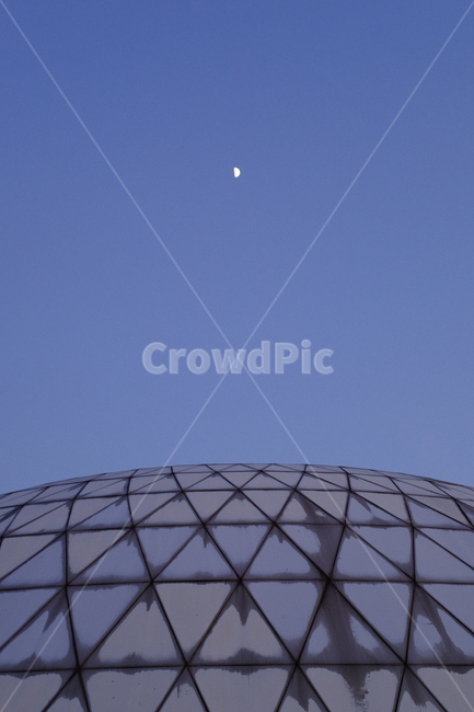 달,moon,지오데식돔,천체투영관,대구과학관,국립대구과학관,야간
