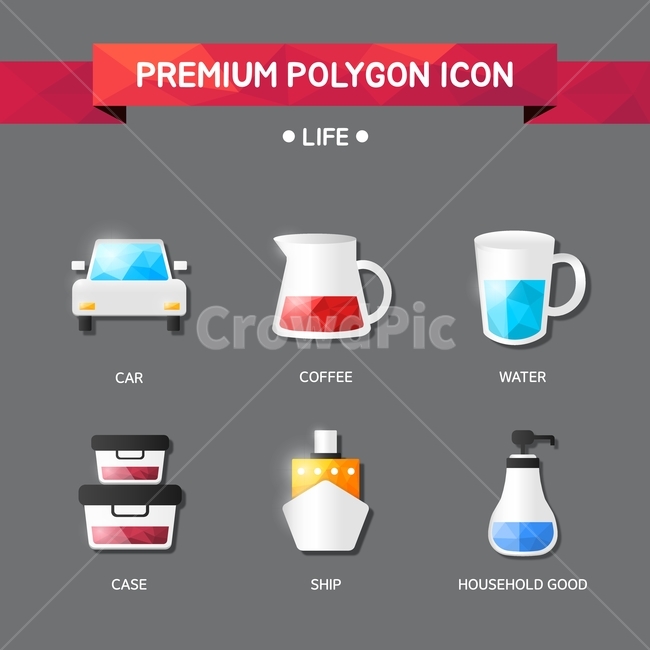 자동차,컵,배,그릇,폴리곤,아이콘,픽토그램,그래픽,일러스트레이션,graphic,illustration,아이콘,icon