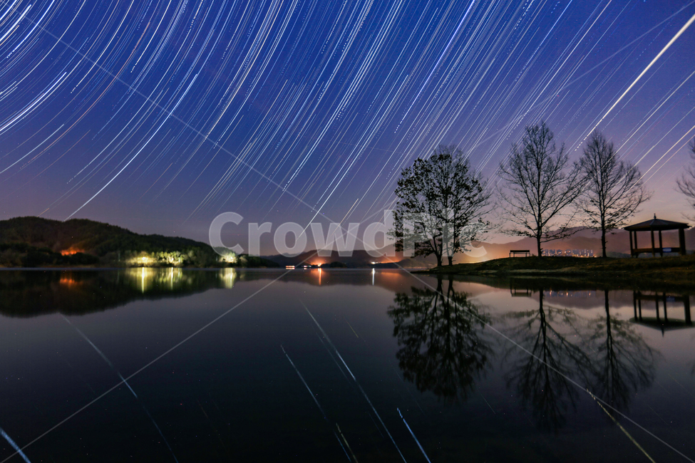 nature,자연,별,호수,궤적,대청호,야경,야경,밤,풍경,nightscape,night,landscape
