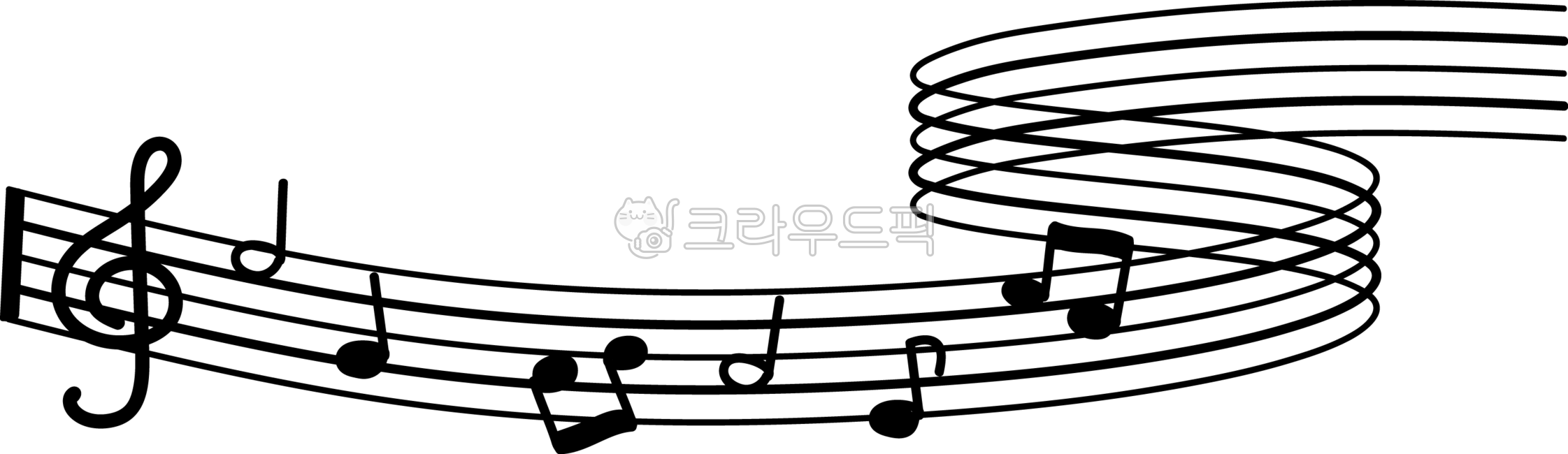 음표, 음악, 오선, 오선지, 높은음자리표, 사진,이미지,일러스트,캘리그라피 - ziziyam작가