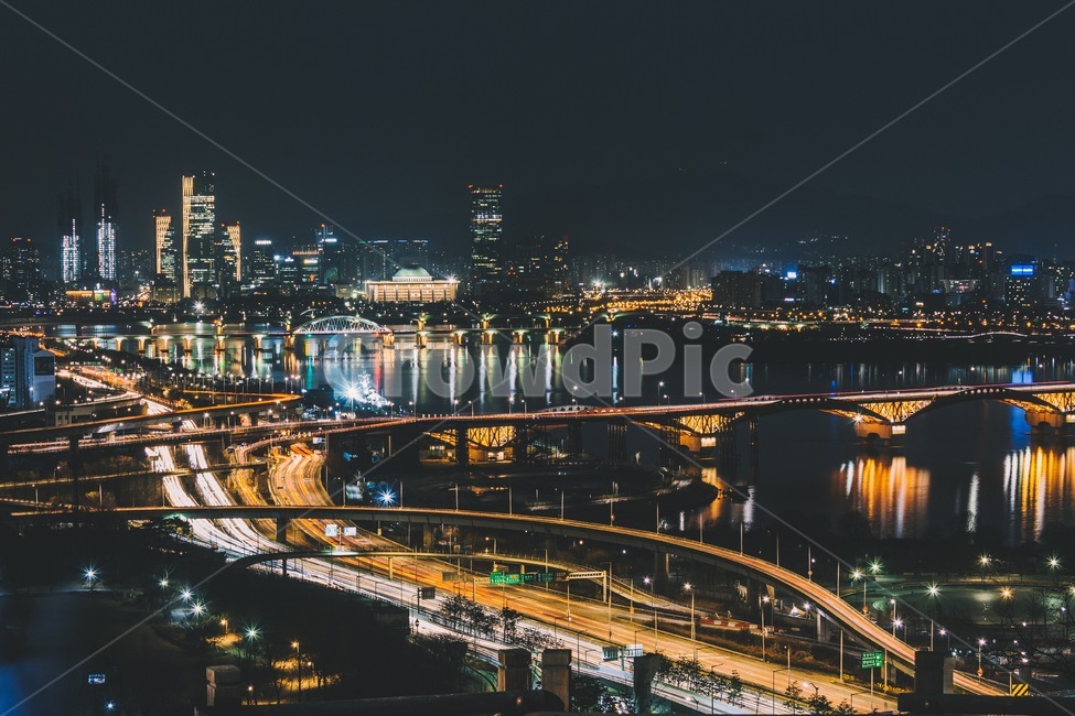 도로,교차로,야경,서울,한강,강,한국,야경,밤,풍경,nightscape,night,landscape,도시,city,한국도시풍경,한국도시경관,korea cityscape