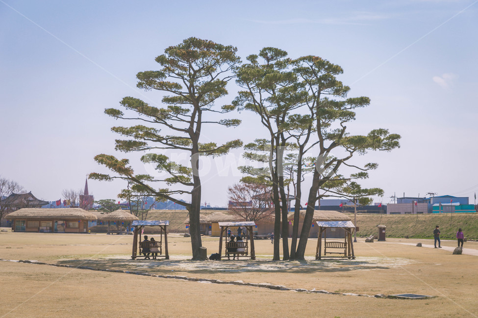 해미읍성,한옥마을,민속마을,human,인간,person,사람