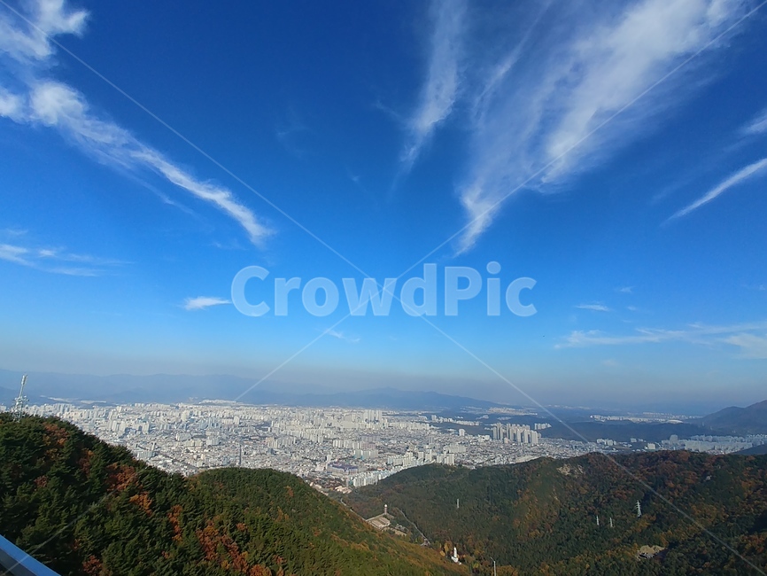 휴식,등산,하늘,가을,산