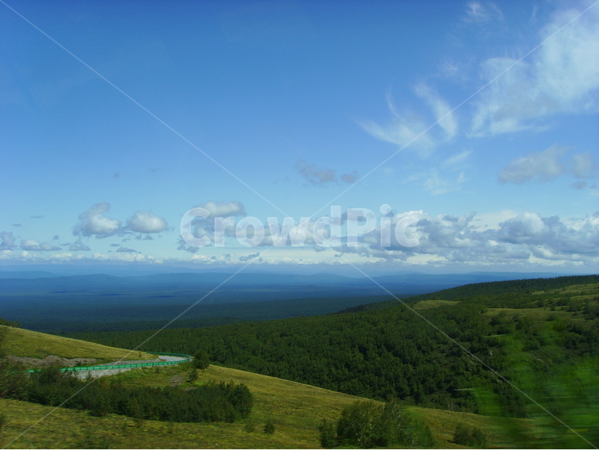 백두산길,여름백두산,파란하늘,구름,장백산맥,자연,풍경,nature,landscape,outdoors,옥외,scenery,경치