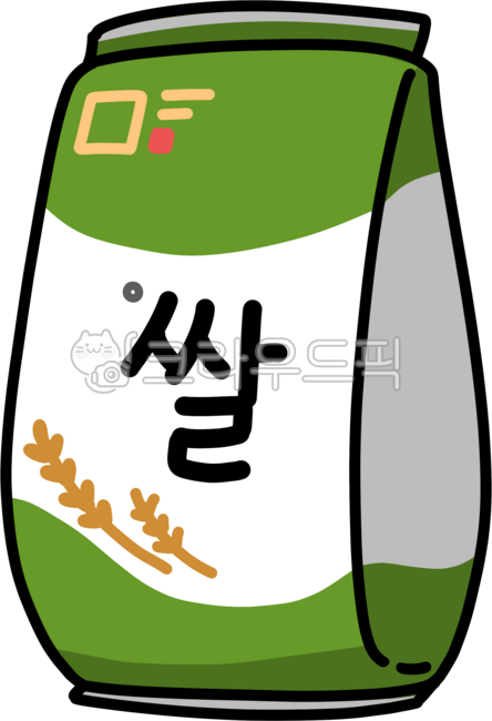 쌀, 쌀포대, 심플, 곡식, 음식, 사진,이미지,일러스트,캘리그라피 - 꽃마녀작가