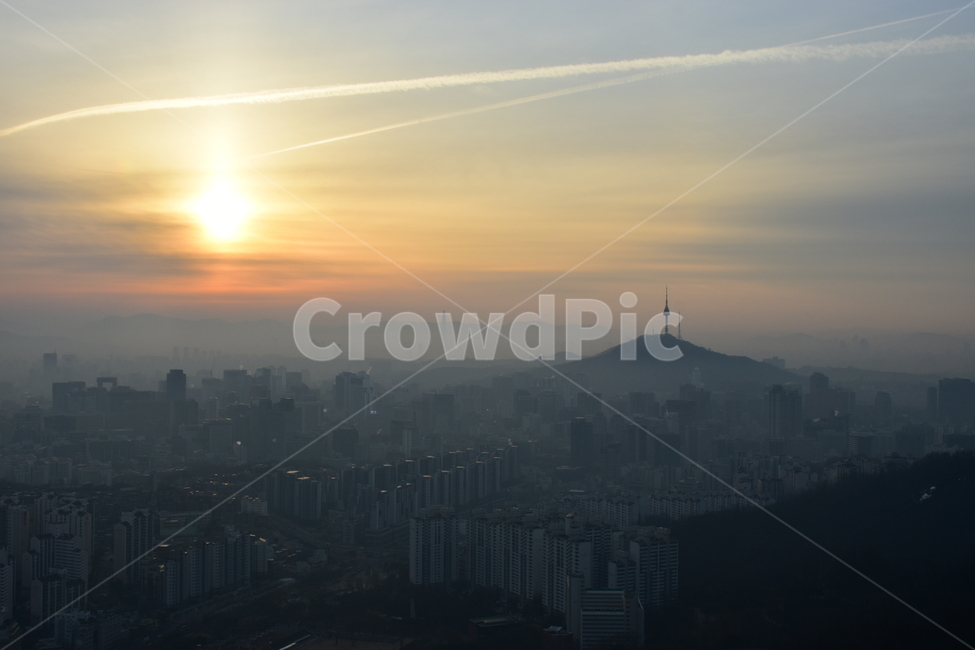안산,일출,해맞이,해돋이,서울,아침,도시,도심지,풍경,미세먼지,겨울,도시,풍경,city,landscape,한국도시풍경,한국도시경관,korea cityscape,nature,자연