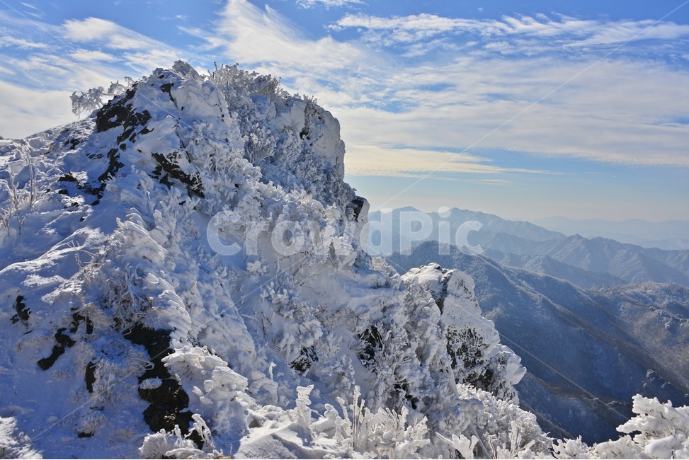 snow,눈,nature,자연,outdoors,옥외,ice,빙,mountain,산,mountainrange,산맥,무주,덕유산,덕유산설경,겨울,계절,향적봉,중봉,상고대,나무,겨울,계절,winter,season