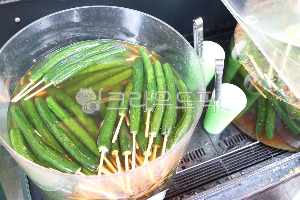 오이,오이꼬치,오이음식,길거리음식,오이요리