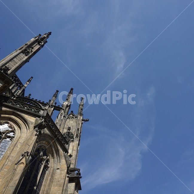 프라하,praha,체코,czechrepublic,유럽,europe,관광,관광명소,touristattraction,tower,탑,building,건물,architecture,건축물,프라하성,하늘,sky,색깔,색상,색감,color,blue