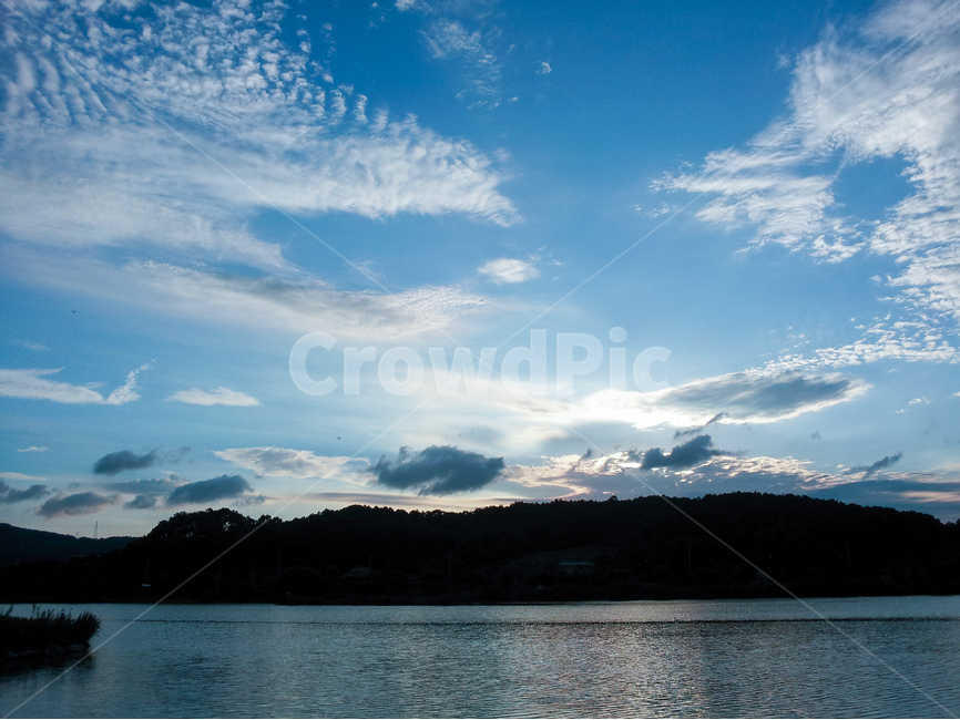 호수,구름,풍경,파랑,물,자연,풍경,nature,landscape,outdoors,옥외,water,weather,날씨