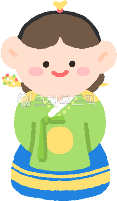 Queen,Queen Mother,Queen,Hanbok,Kindergarten,Daycare,Woman,Child,Children,People,Figure,Illustration,Character