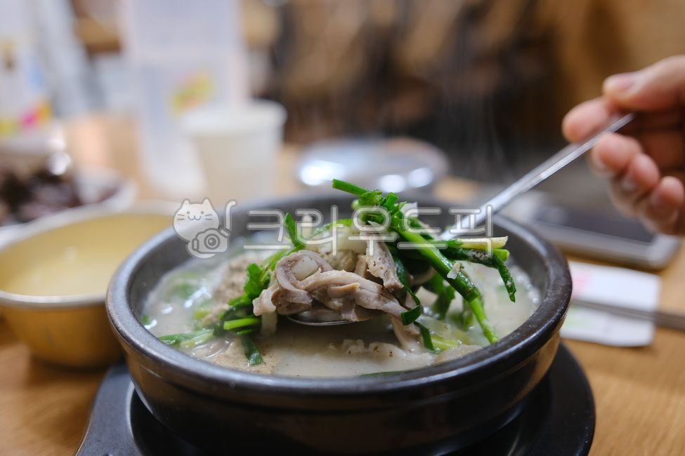 Sundaeguk,meal,Pork soup and rice,winter food,Korean,Gukbap,food,Sundae Gukbap