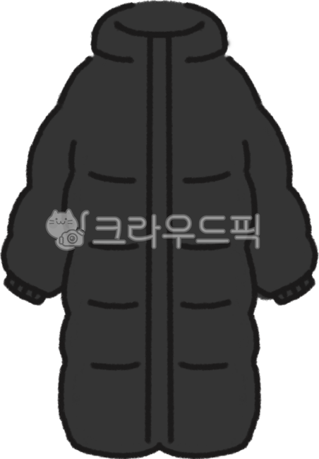 겨울,롱패딩,패딩,겨울옷,추위,손그림,잠바,점퍼,옷,의류,패션,낙서,그림,귀여운