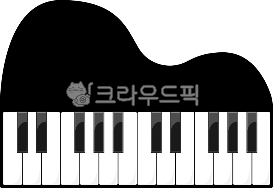 피아노, piano, 건반, 음악, 연주, 사진,이미지,일러스트,캘리그라피 - Bivid작가