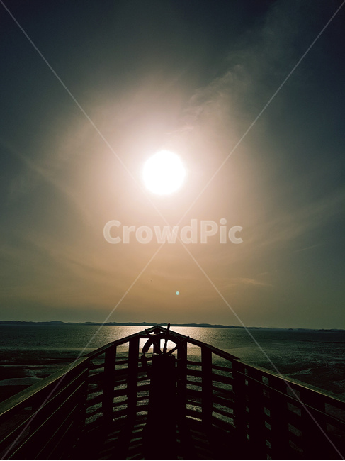 속동전망대,풍경,햇빛,바다,배모형,자연,풍경,nature,landscape,railing,난간,outdoors,옥외