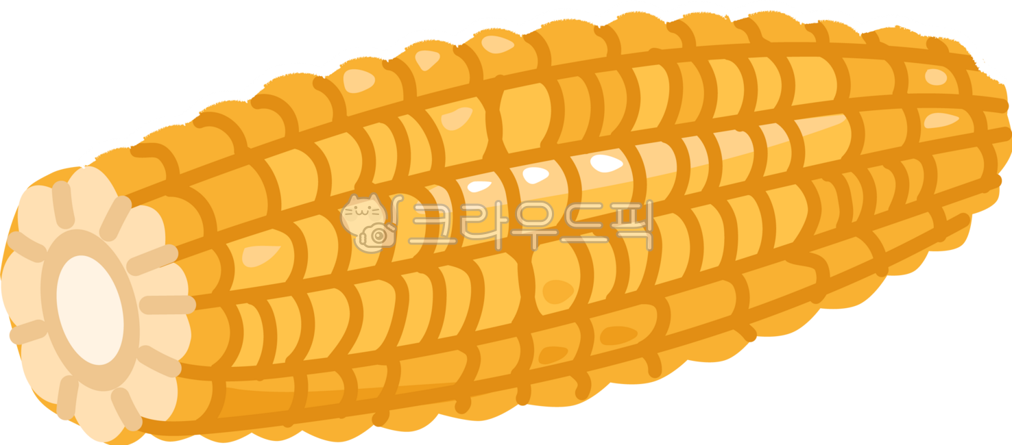 Illustration,icon,summer,summer food,food,food,summer,korean,sweet corn,corn,yellow,yellow corn,yellow,boiled corn,boiled,corn,corn illustration,corn drawing,corn icon